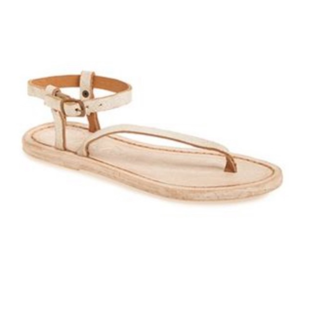 NWOT Matisse Leather Greek Ankle  Strap Sandal